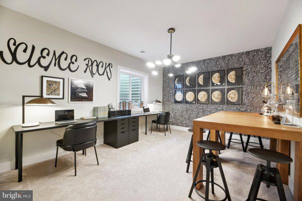 Home Office, Interior, Pendant Lights