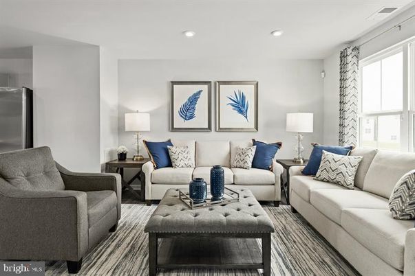 Interior, Living room, Recessed Lighting