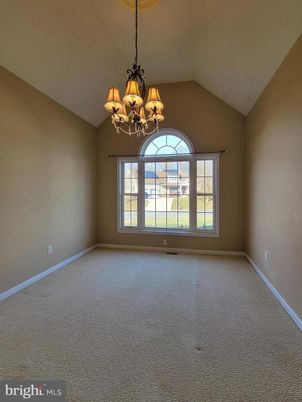 Chandelier, Empty room, Interior
