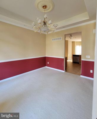 Chandelier, Empty room, Interior