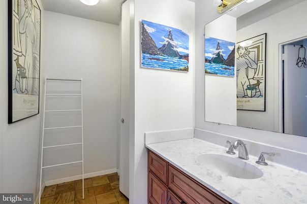 Bathroom, Interior, Wood Texture Flooring