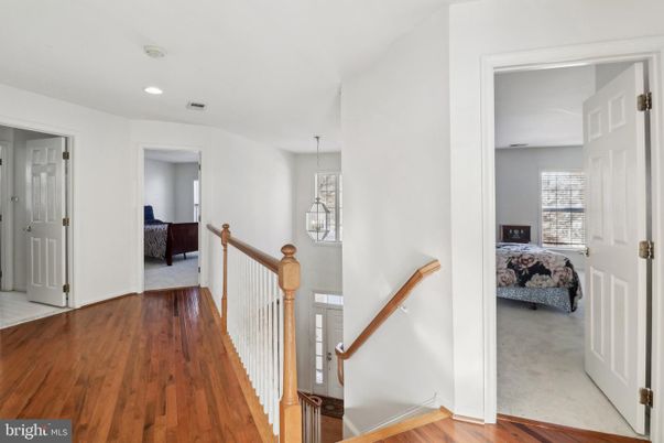 Bedroom, Interior, Pendant Lights, Recessed Lighting, Wood Texture Flooring