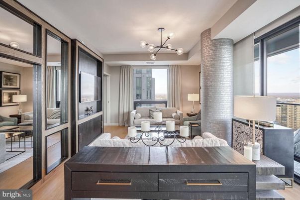 Interior, Living room, Pendant Lights, Wood Texture Flooring