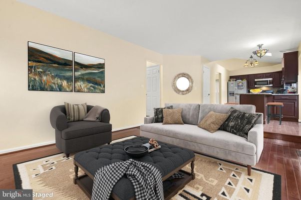 Interior, Kitchen, Living room, Wood Texture Flooring