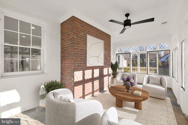 Interior, Living room, Stone Walls, Wood Texture Flooring