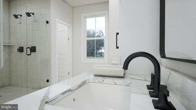 Bathroom, Glass Shower, Interior
