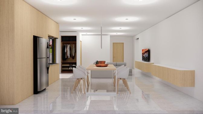 Dining room, Interior, Recessed Lighting