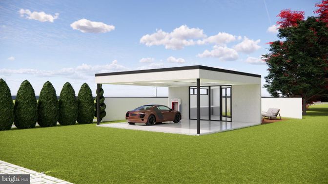 Backyard, Exterior, Facade, Modern
