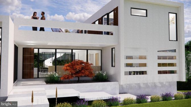 Exterior, Facade, Modern