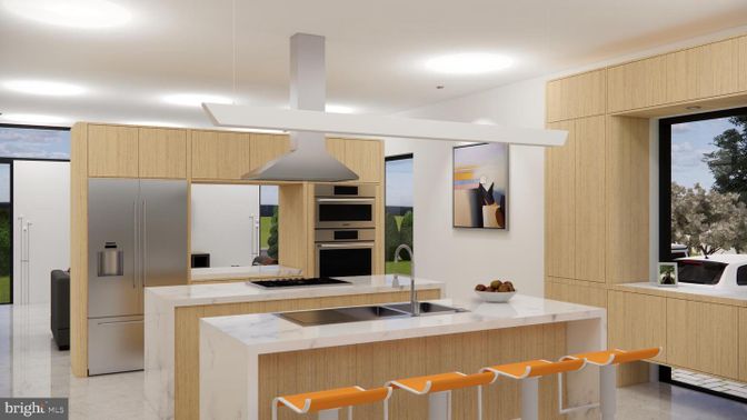 Interior, Kitchen, Recessed Lighting, Stainless Steel Appliances