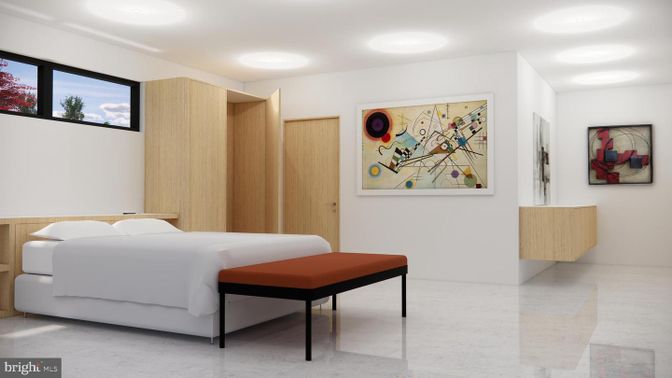 Bedroom, Interior, Recessed Lighting
