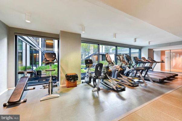 Fitness Equipment, Gym, Interior, Recessed Lighting