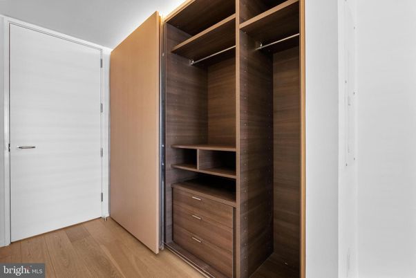 Interior, Walk-in Closets, Wood Texture Flooring, Wooden Walls