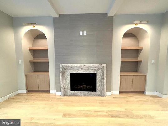 Fireplace, Interior, Wood Texture Flooring