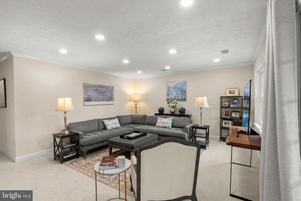 Interior, Living room, Recessed Lighting