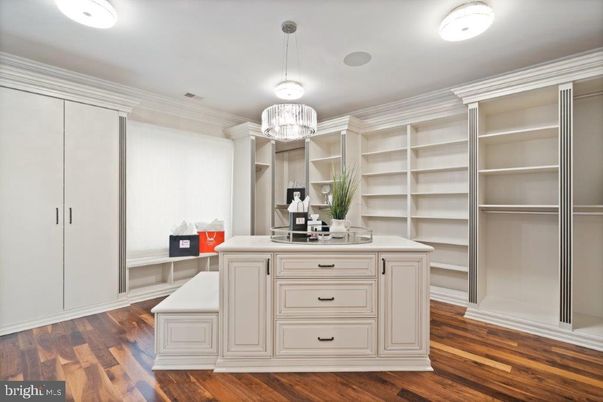 Interior, Pendant Lights, Walk-in Closets, Wood Texture Flooring