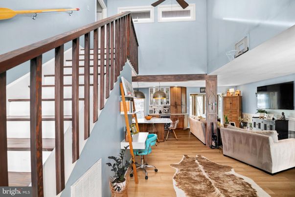Interior, Kitchen, Living room, Wood Texture Flooring