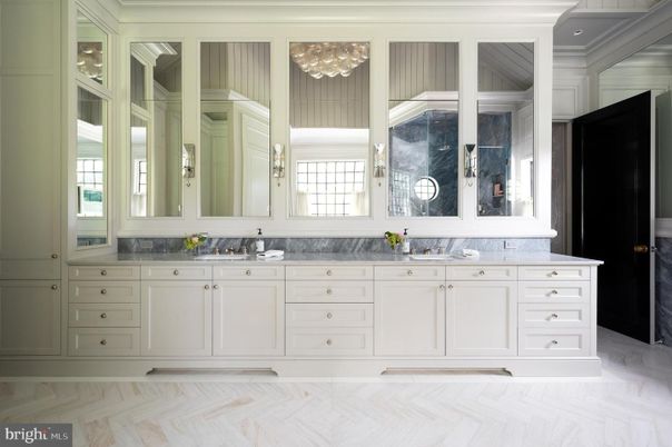 Bathroom, Dual Sink Vanities, Interior, Marble