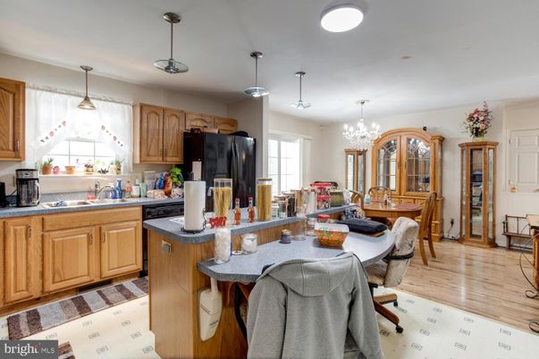 Chandelier, Dining room, Interior, Kitchen, Pendant Lights, Wood Texture Flooring