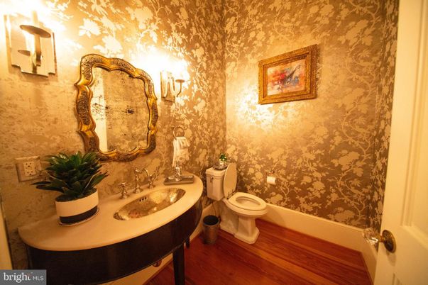 Bathroom, Interior, Wood Texture Flooring
