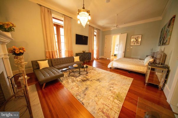 Chandelier, Interior, Living room, Wood Texture Flooring