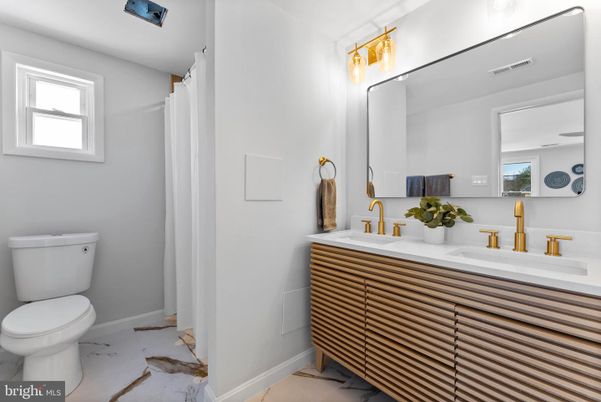 Bathroom, Dual Sink Vanities, Interior, Marble