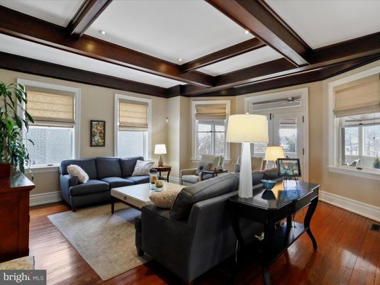 Interior, Living room, Recessed Lighting, Wooden Beams, Wood Texture Flooring