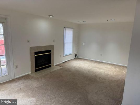 Empty room, Fireplace, Interior, Recessed Lighting