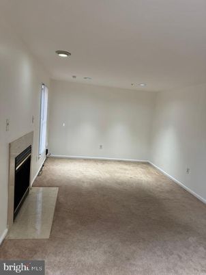 Empty room, Fireplace, Interior, Recessed Lighting