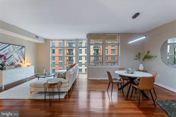 Dining room, Interior, Living room, Pendant Lights, Wood Texture Flooring