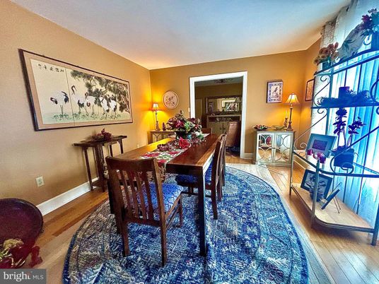 Dining room, Interior, Wood Texture Flooring