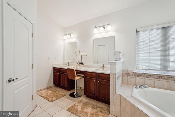Bathroom, Dual Sink Vanities, Interior, Tile Countertops