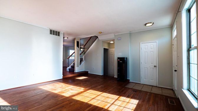 Empty room, Interior, Wood Texture Flooring