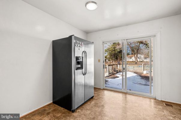 Empty room, Interior, Kitchen, Stainless Steel Appliances