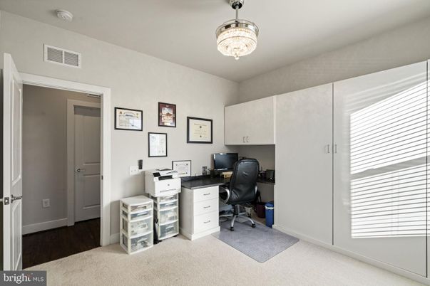 Chandelier, Home Office, Interior, Wood Texture Flooring