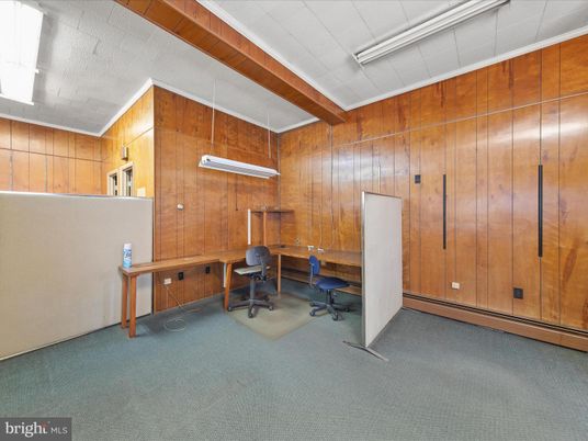 Home Office, Interior, Wooden Beams, Wooden Walls