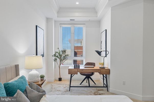 Home Office, Interior, Recessed Lighting