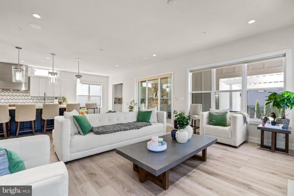 Dining room, Interior, Kitchen, Living room, Pendant Lights, Recessed Lighting, Wood Texture Flooring