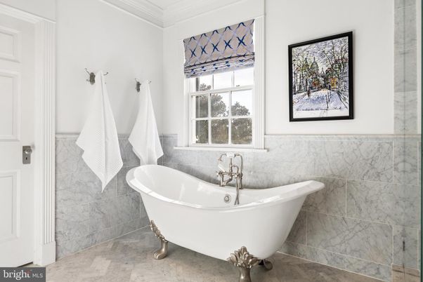 Bathroom, Free Standing Baths, Interior, Marble Walls