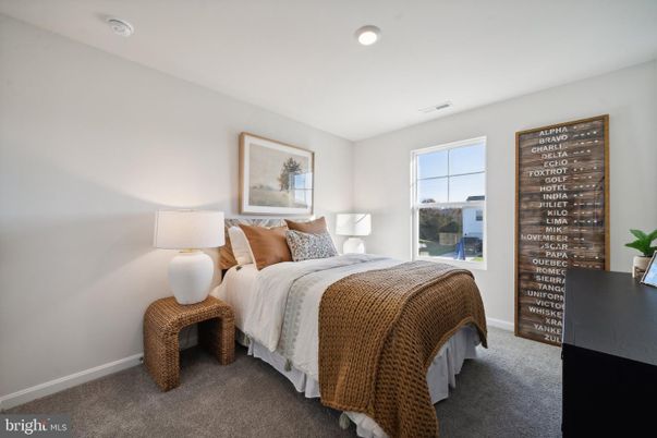 Bedroom, Interior, Recessed Lighting