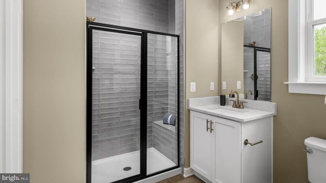 Bathroom, Glass Shower, Interior