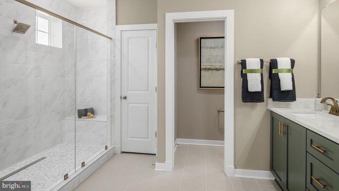 Bathroom, Glass Shower, Interior