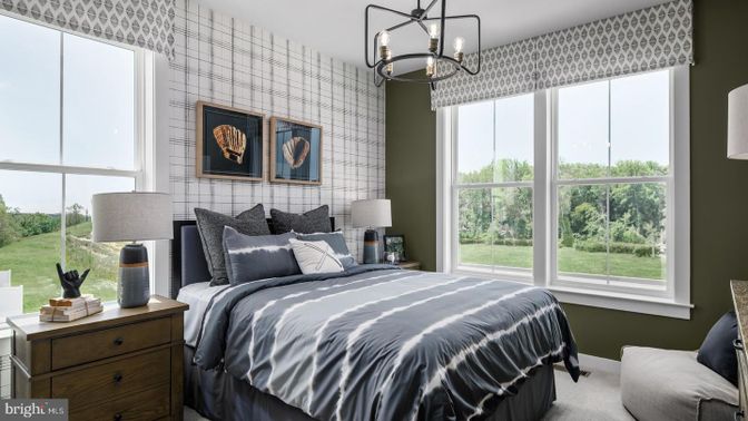 Bedroom, Interior, Pendant Lights