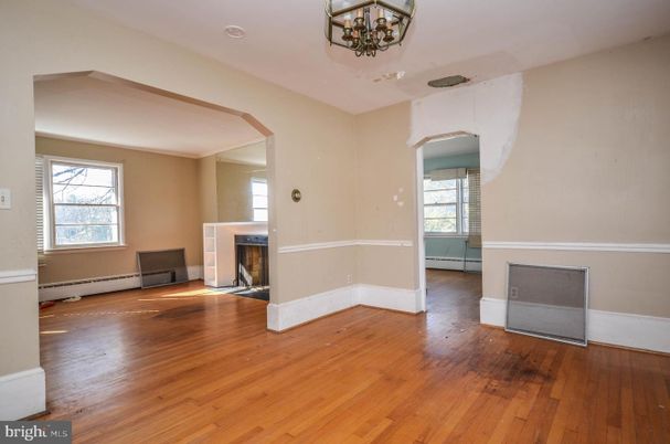 Empty room, Fireplace, Interior, Wood Texture Flooring