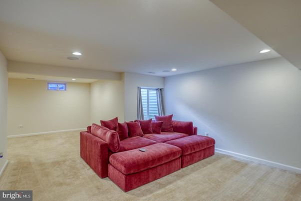 Interior, Living room, Recessed Lighting