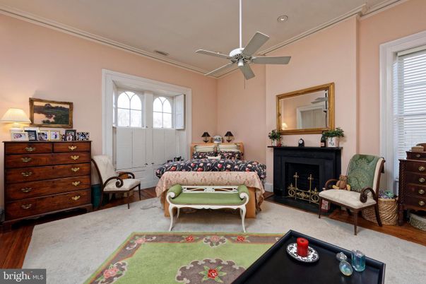 Bedroom, Fireplace, Interior, Recessed Lighting