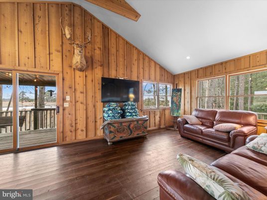 Interior, Living room, Recessed Lighting, Wooden Beams, Wood Texture Flooring, Wooden Walls