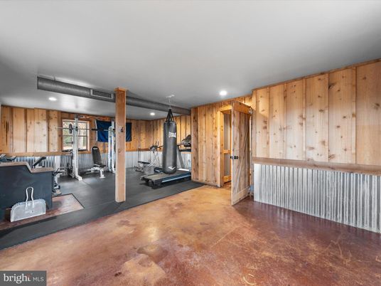 Fitness Equipment, Interior, Recessed Lighting, Wooden Walls