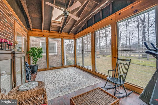 Interior, Stone Walls, Sun Room