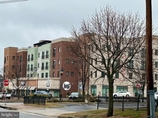Exterior, Facade, Brick Facade, Condo Building
